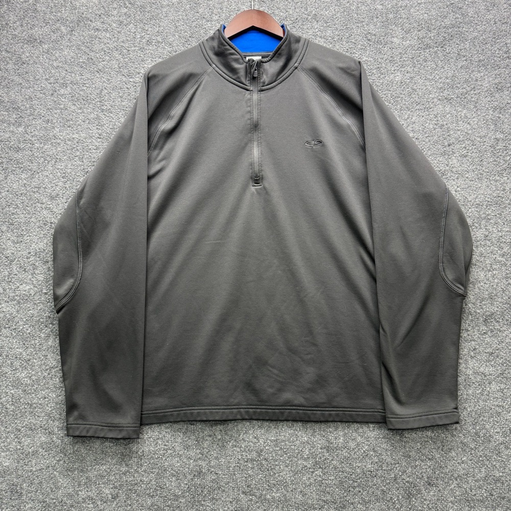C9 by Champion Quarter Zip Pullover Mens XXL Gray Long Sleeve Fleece Athletic